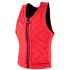 Red athletic vest on black background.
