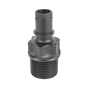 1 1/8” NPT THREAD TO 3/4” QUICK CONNECT ADAPTOR